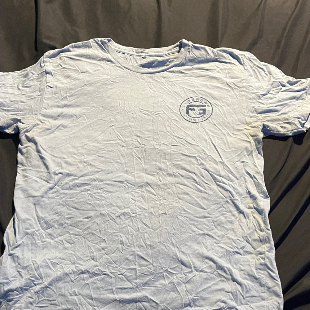 Flo Grown Light Blue Short Sleeve Tee